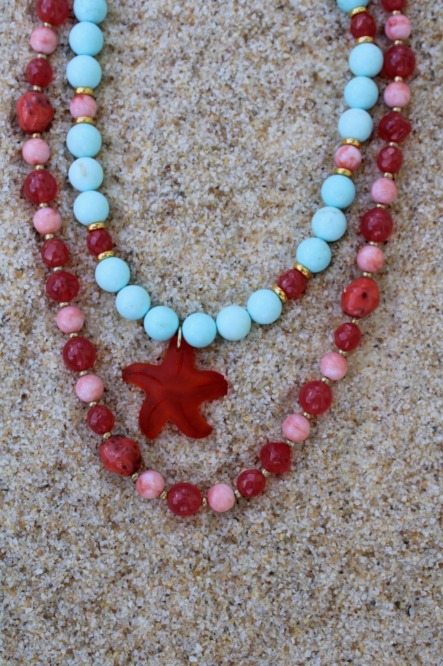 TUCK & CO Flamingo Coast Necklace