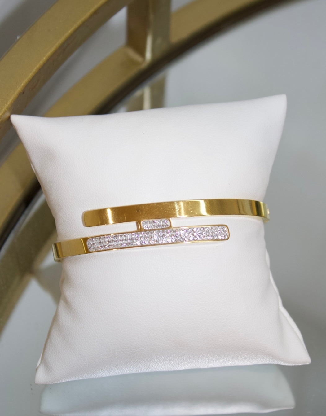 Gold & Diamond Layered Bracelet