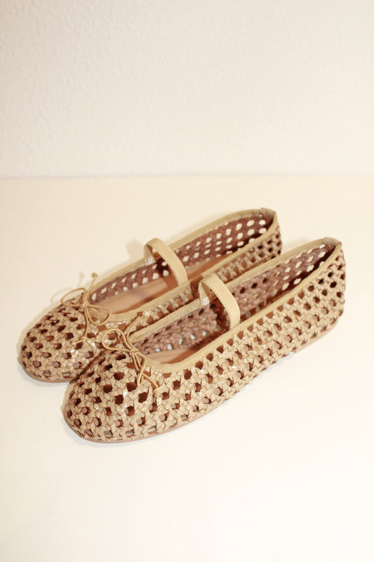 Eloise Natural Ballet Flats