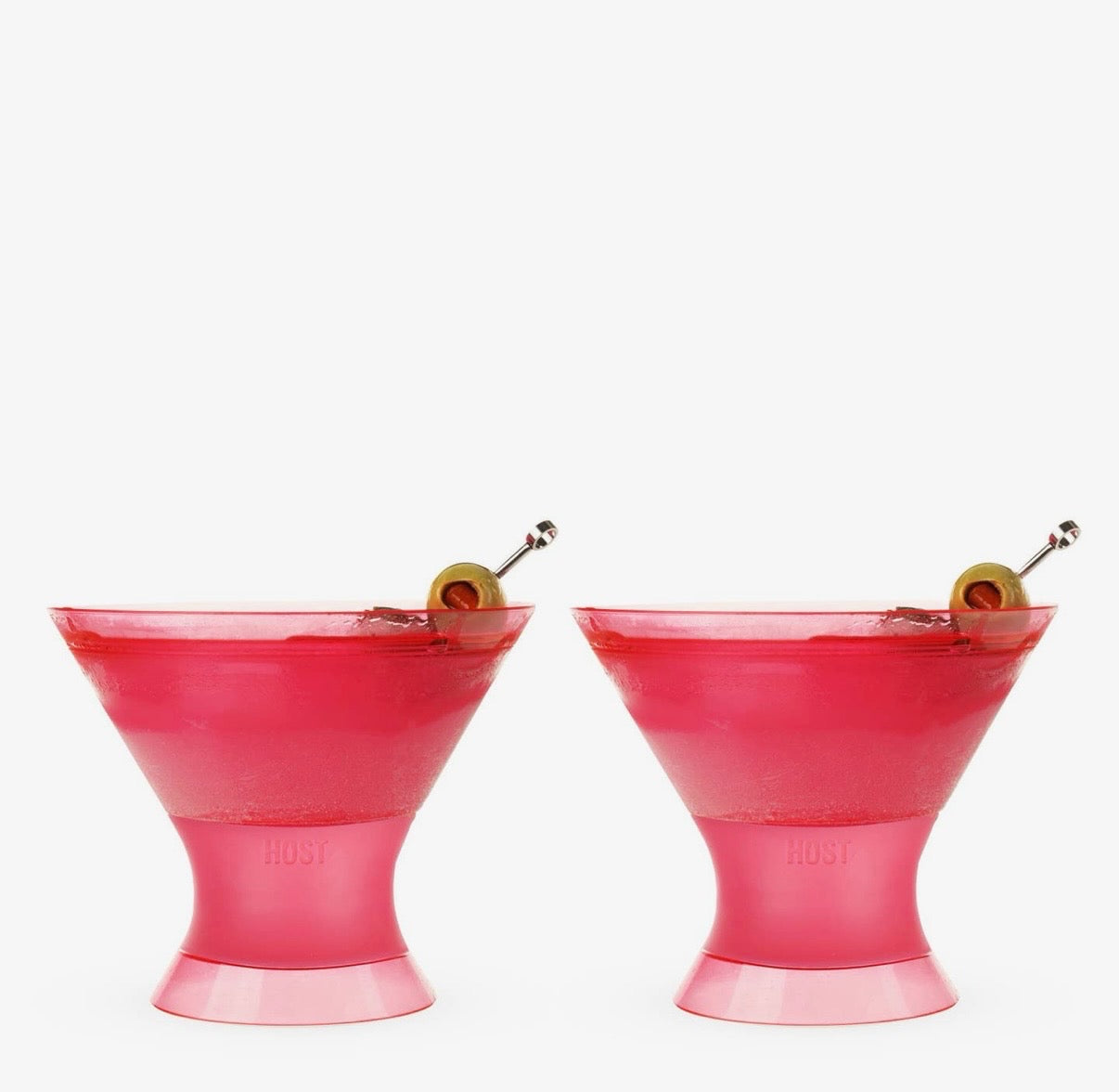 Martini Freeze Cooling Cup in Punch Pink Set of 2