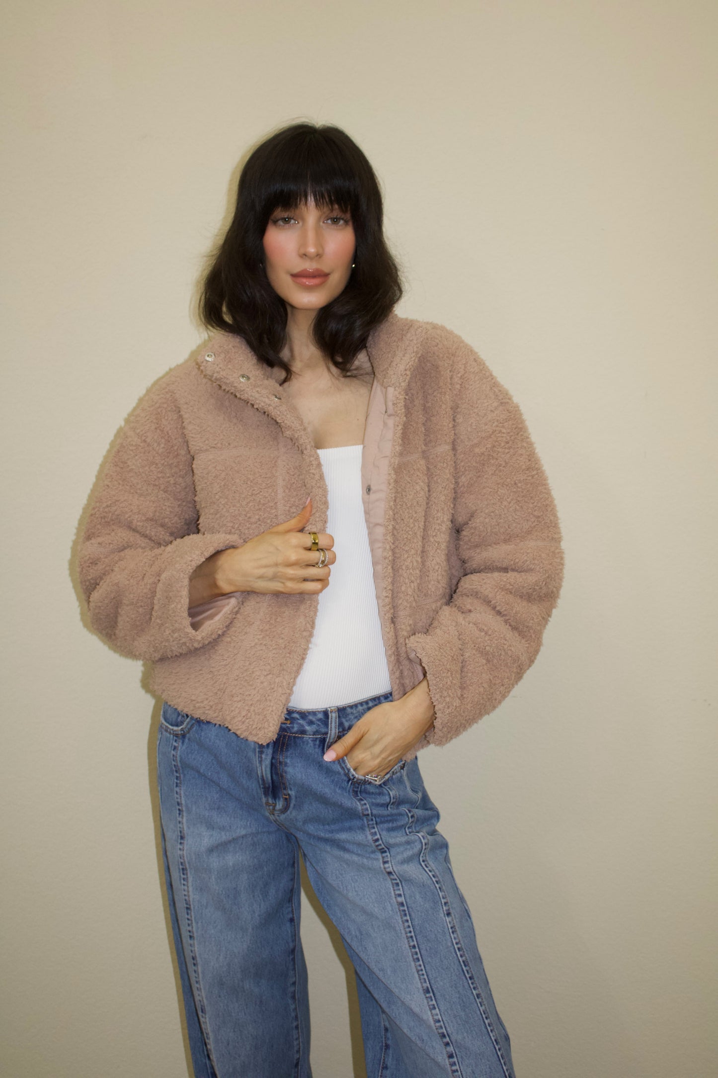 Barefoot Dreams Willow Button-Up Puffer