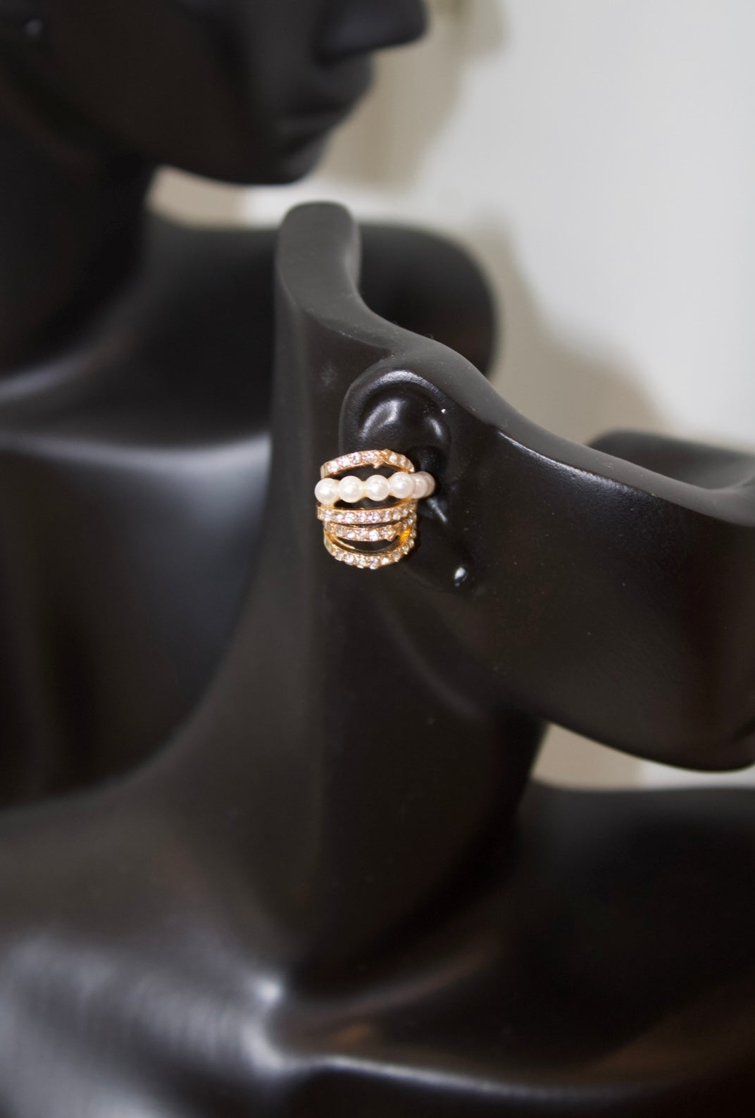 Layered Pearl Ear Cuff