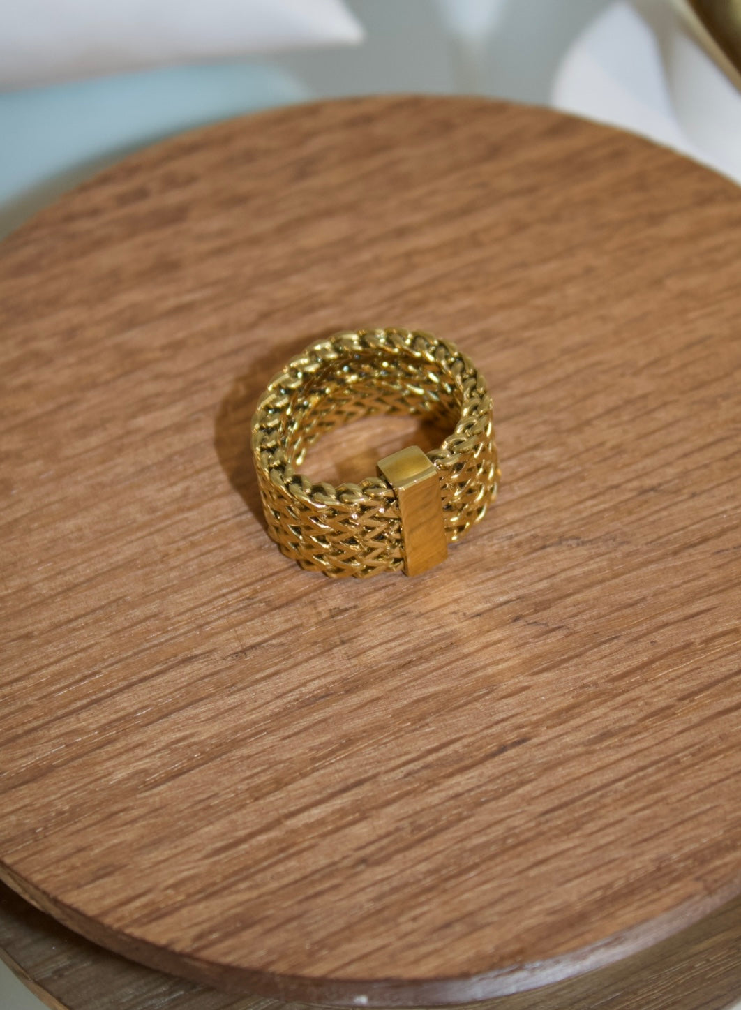 Gold Chain Ring