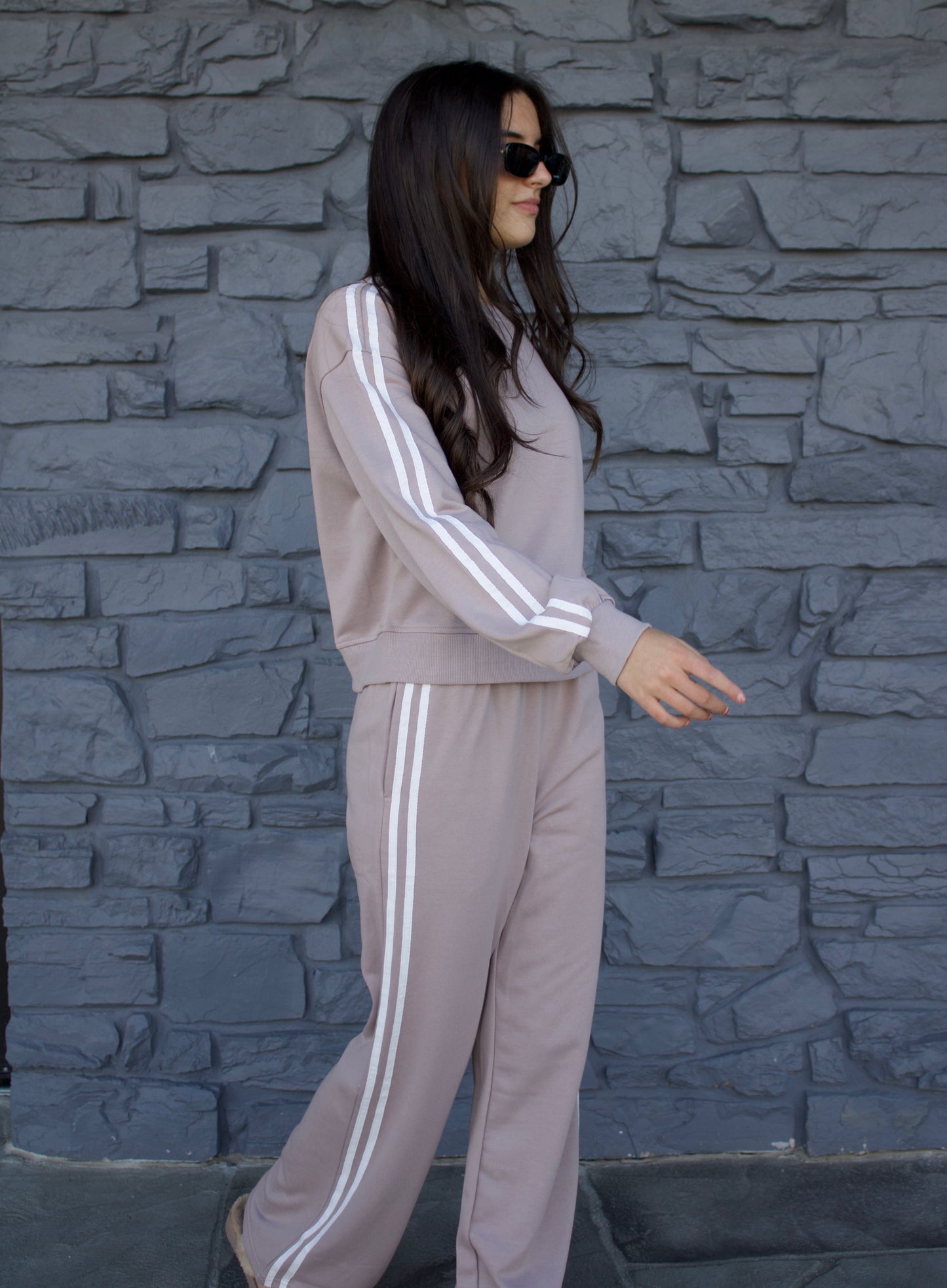 Taupe Sweatsuit Set