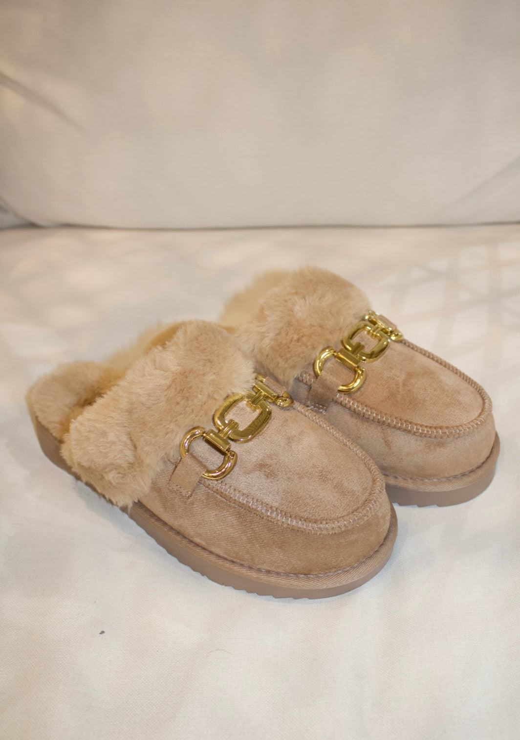 Taupe Davos Street Slippers