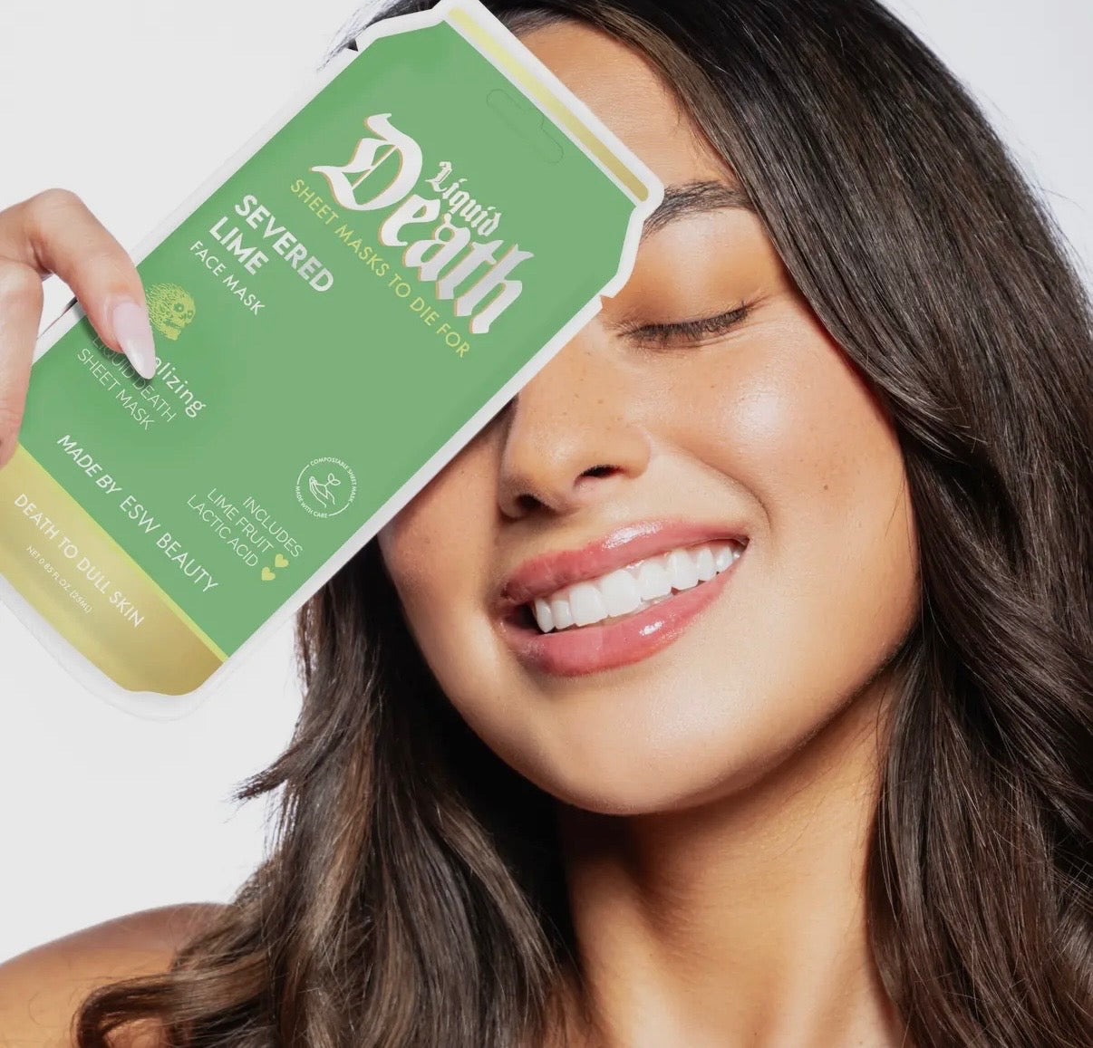 Severed Lime Liquid Death Face Mask