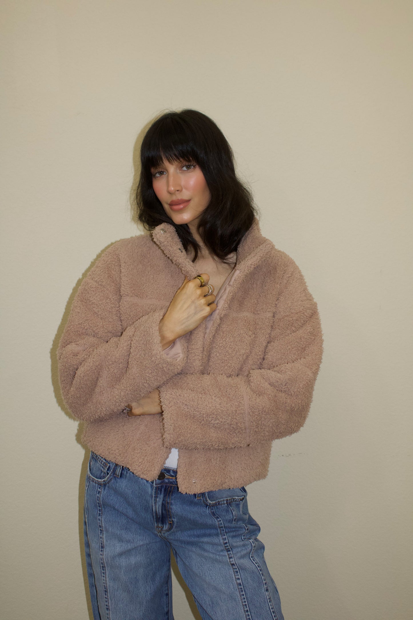 Barefoot Dreams Willow Button-Up Puffer