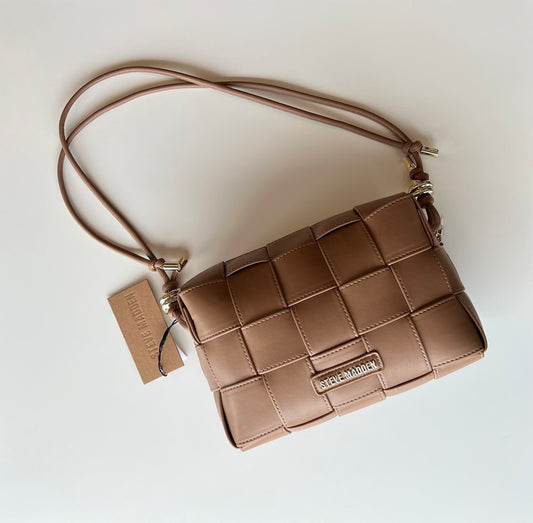 Steve Madden Barry Cognac Crossbody Purse