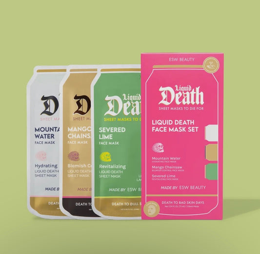 Liquid Death Sheet Mask Set