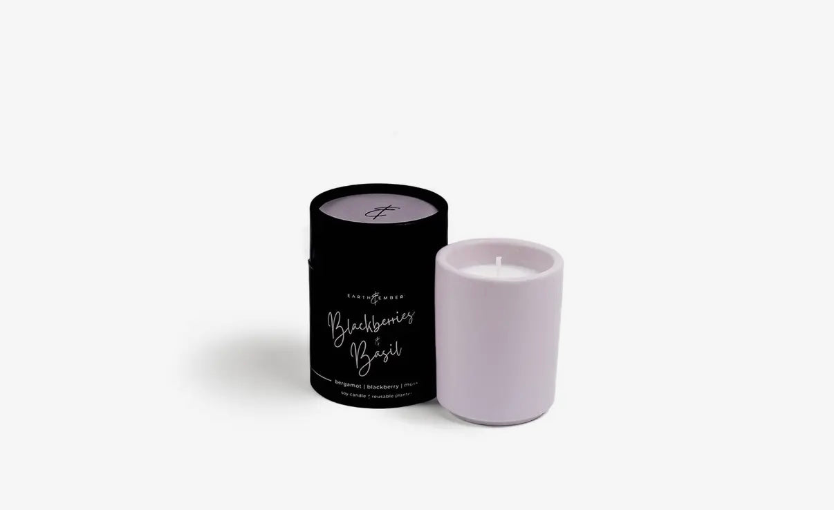 BlackBerry & Basil Candle