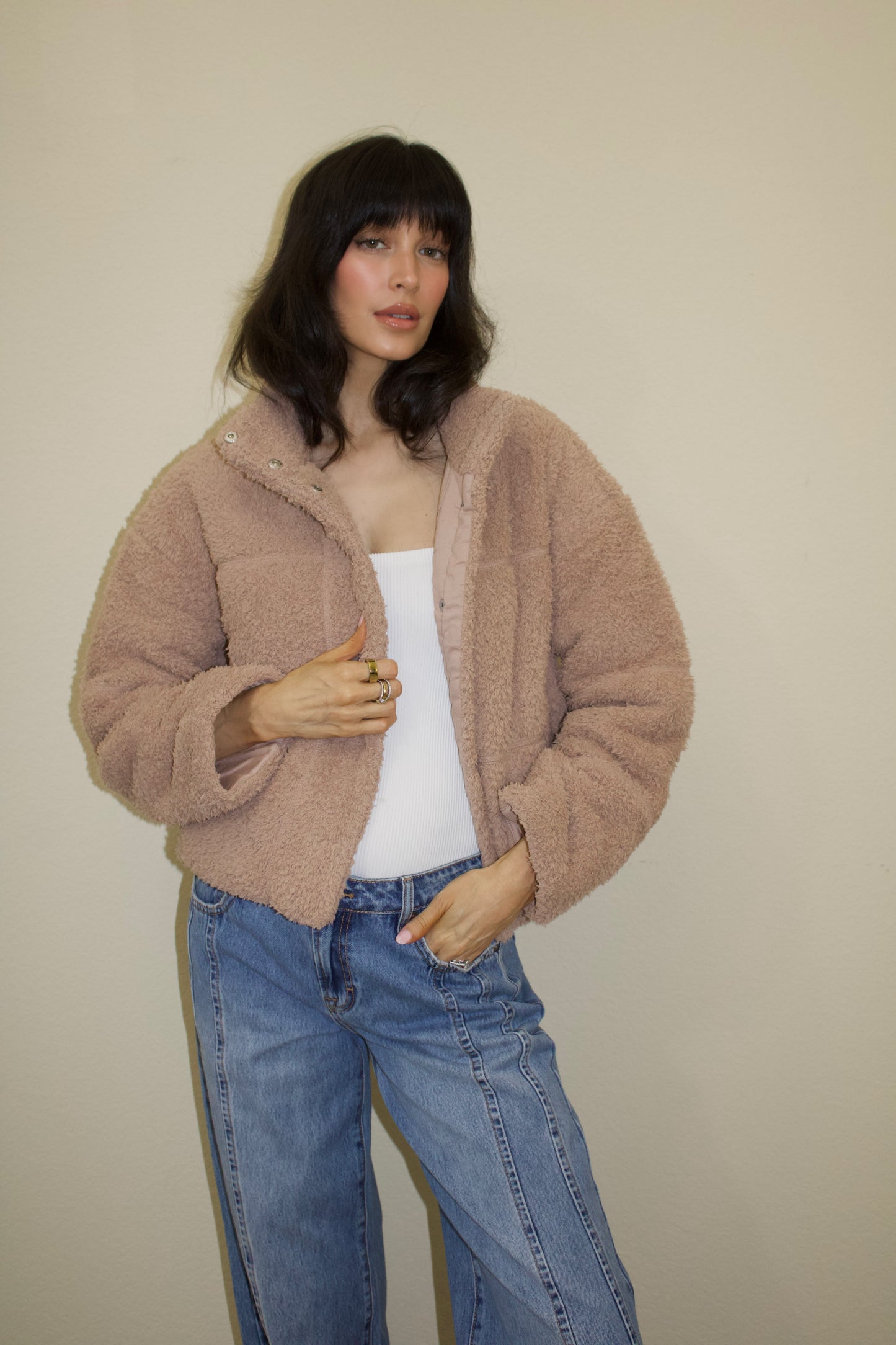 Barefoot Dreams Willow Button-Up Puffer