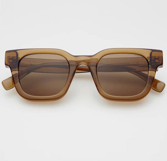 Brown Atlas Rectangular Glasses