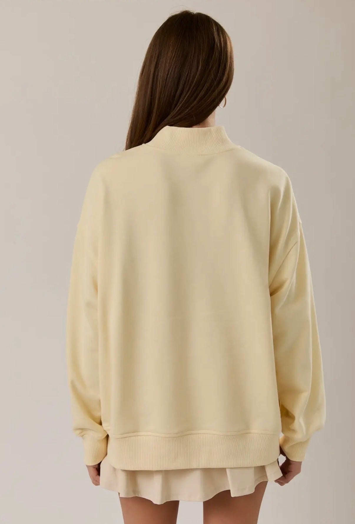 West Coast Mock Neck Crew Neck