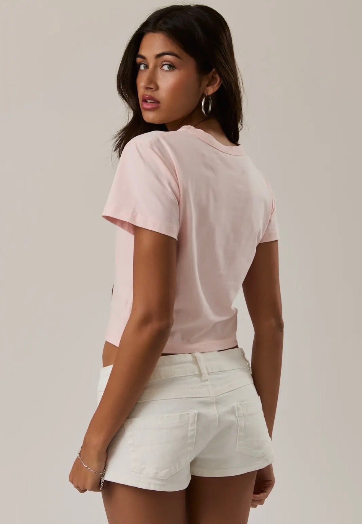 Hibiscus Short Sleeve Baby Tee