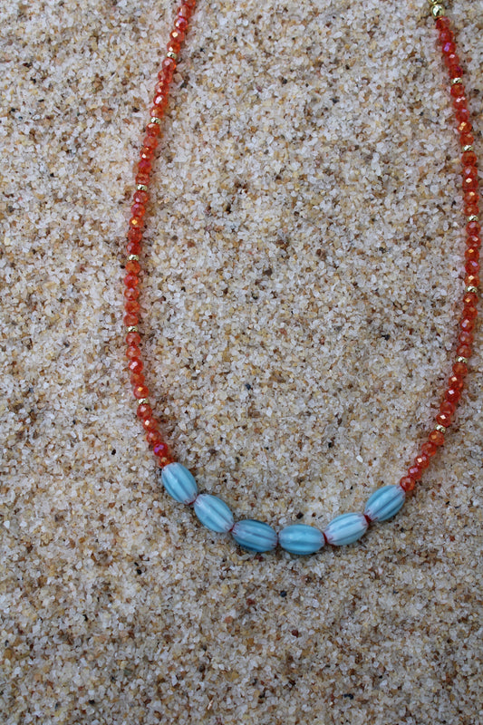 TUCK&CO Coral Current Stacker Necklace