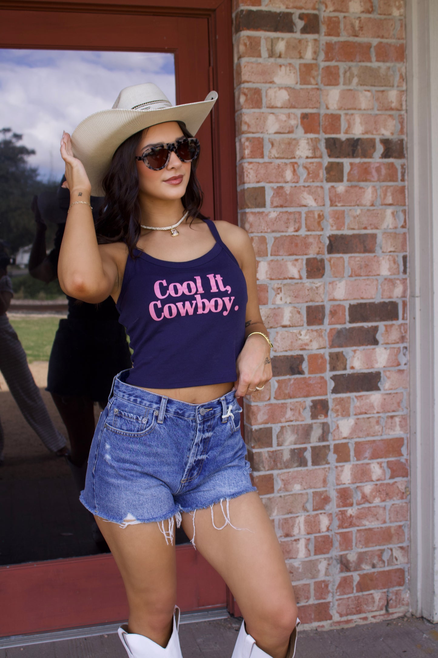 Dark Wash Denim Shorts
