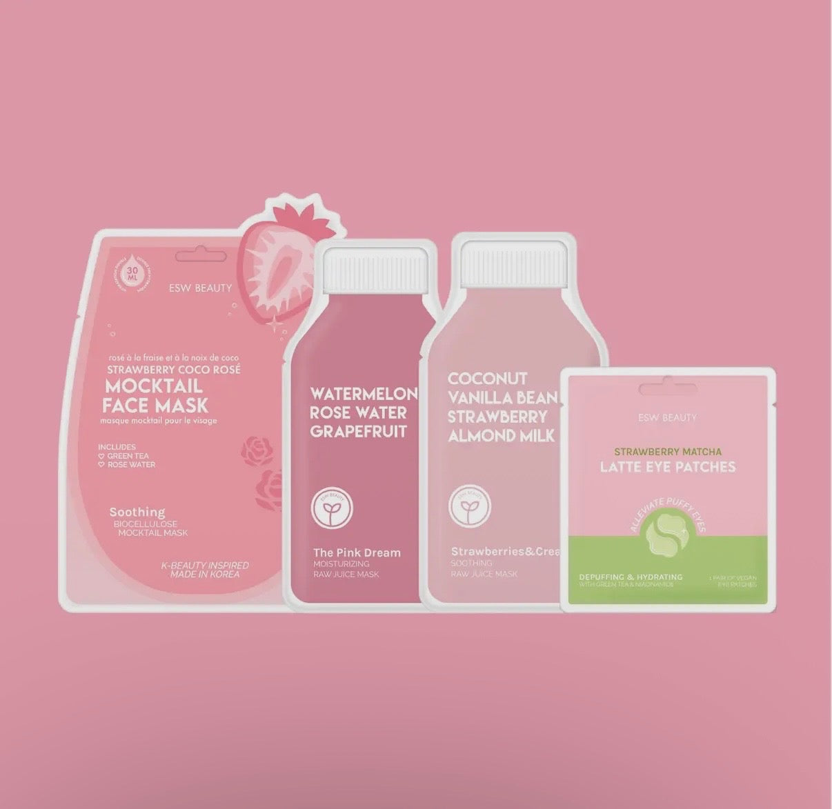 Strawberry Sweets ESW Sheet Mask Set