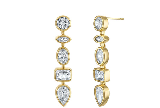 Marie Jewel Drop Earring