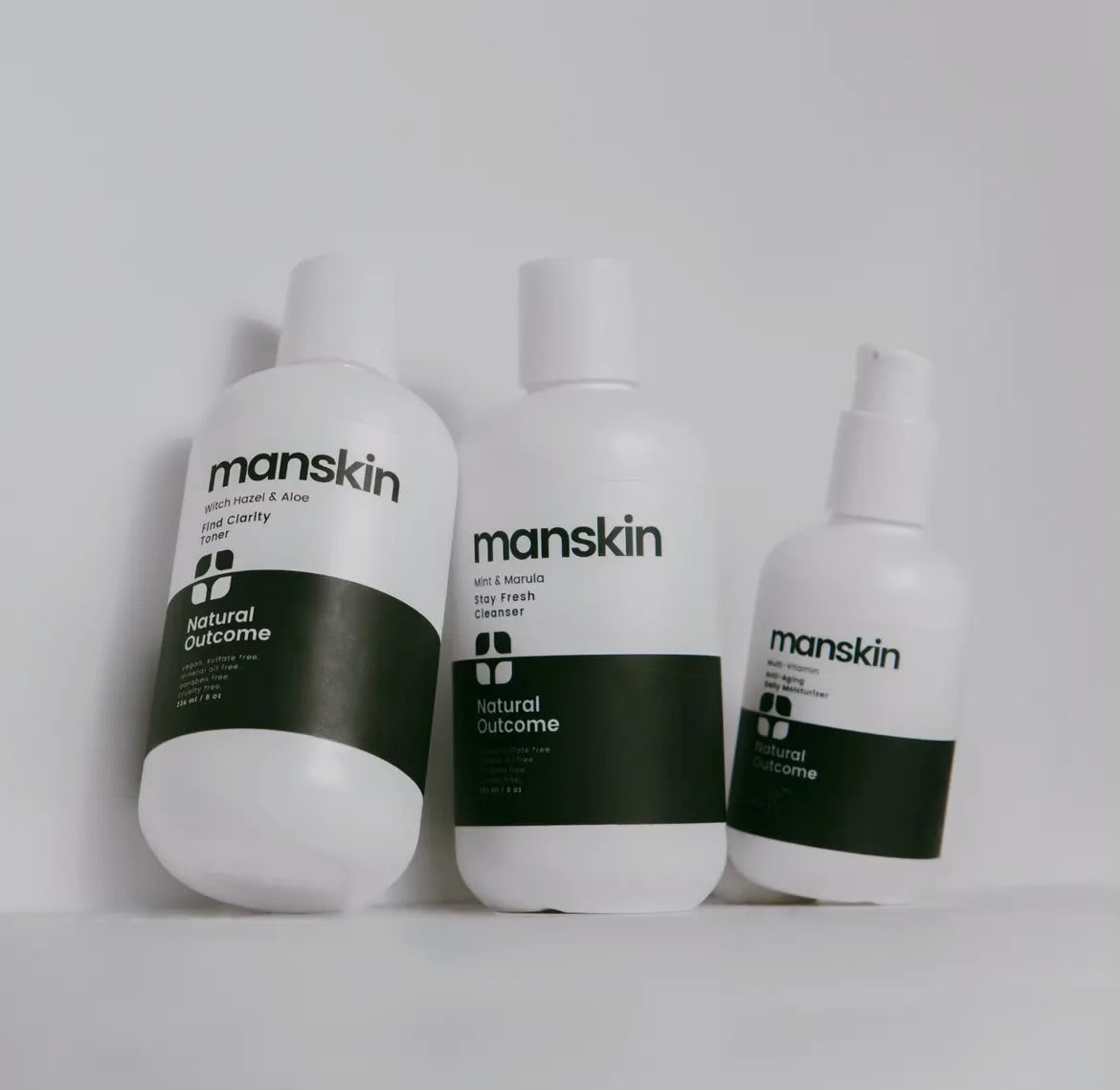 The Manskin Three-Step Regimen Face Set