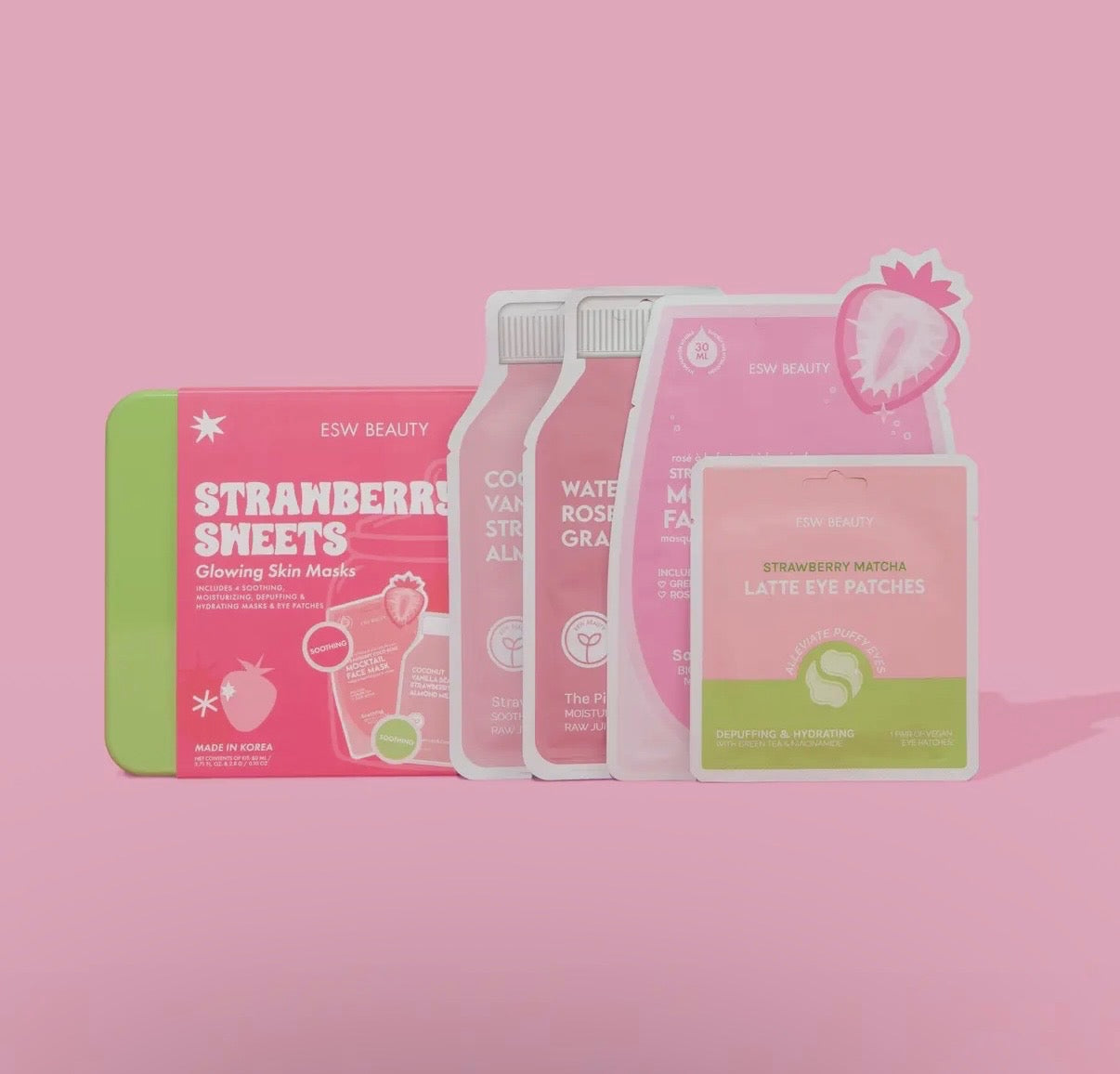 Strawberry Sweets ESW Sheet Mask Set