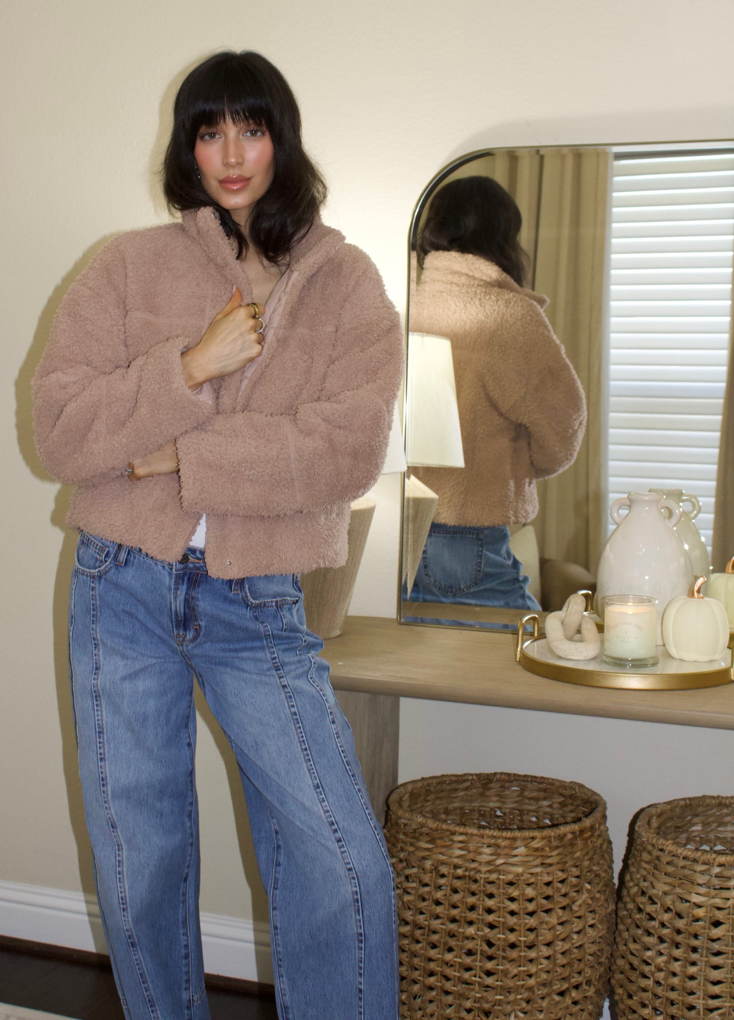 Barefoot Dreams Willow Button-Up Puffer