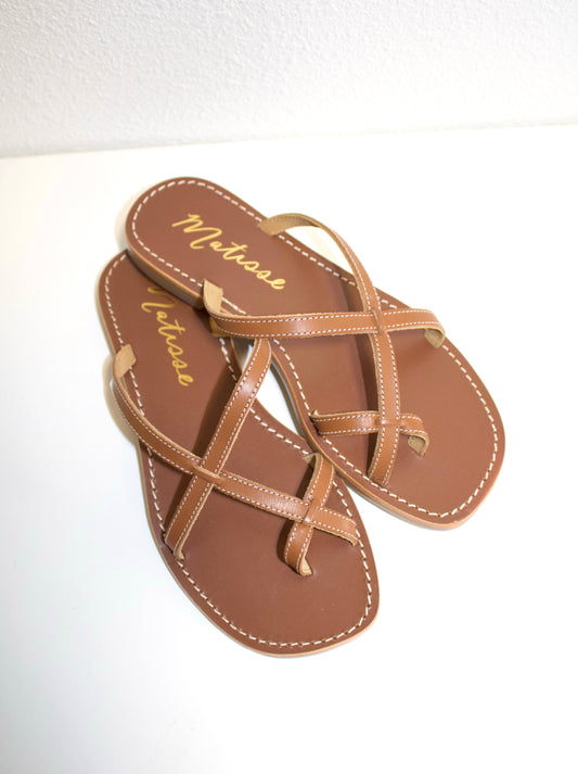 Melbourne Cognac Sandals