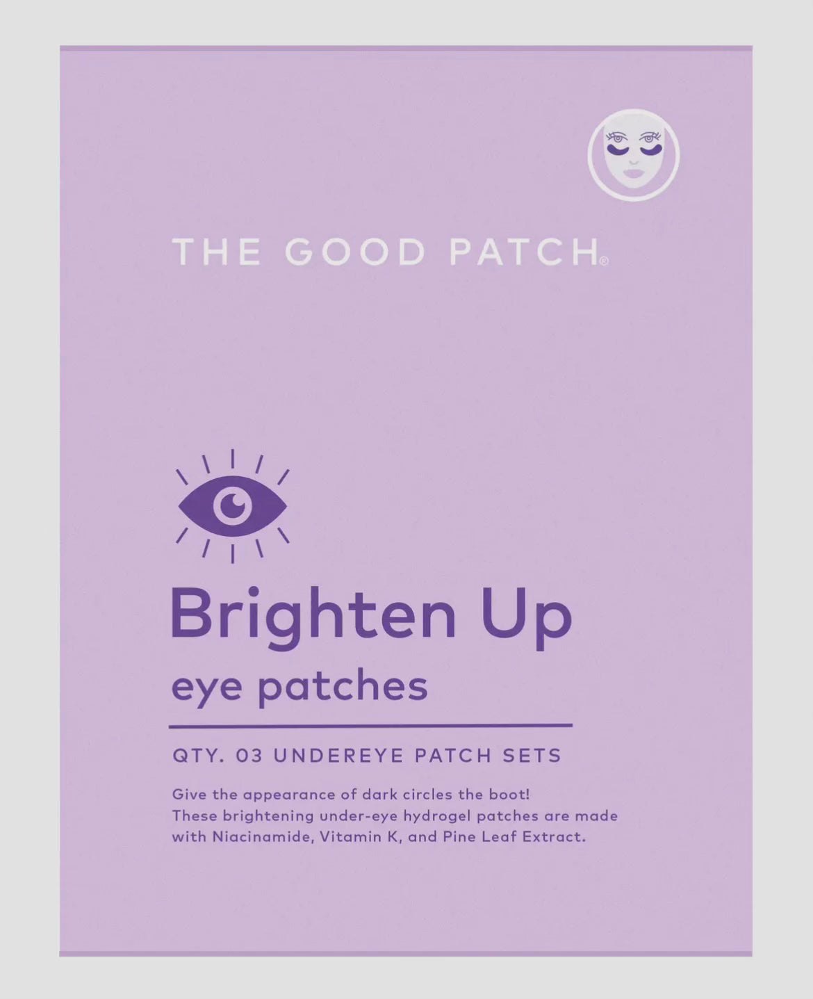 The Good Patch Brighten Up Eye Patches