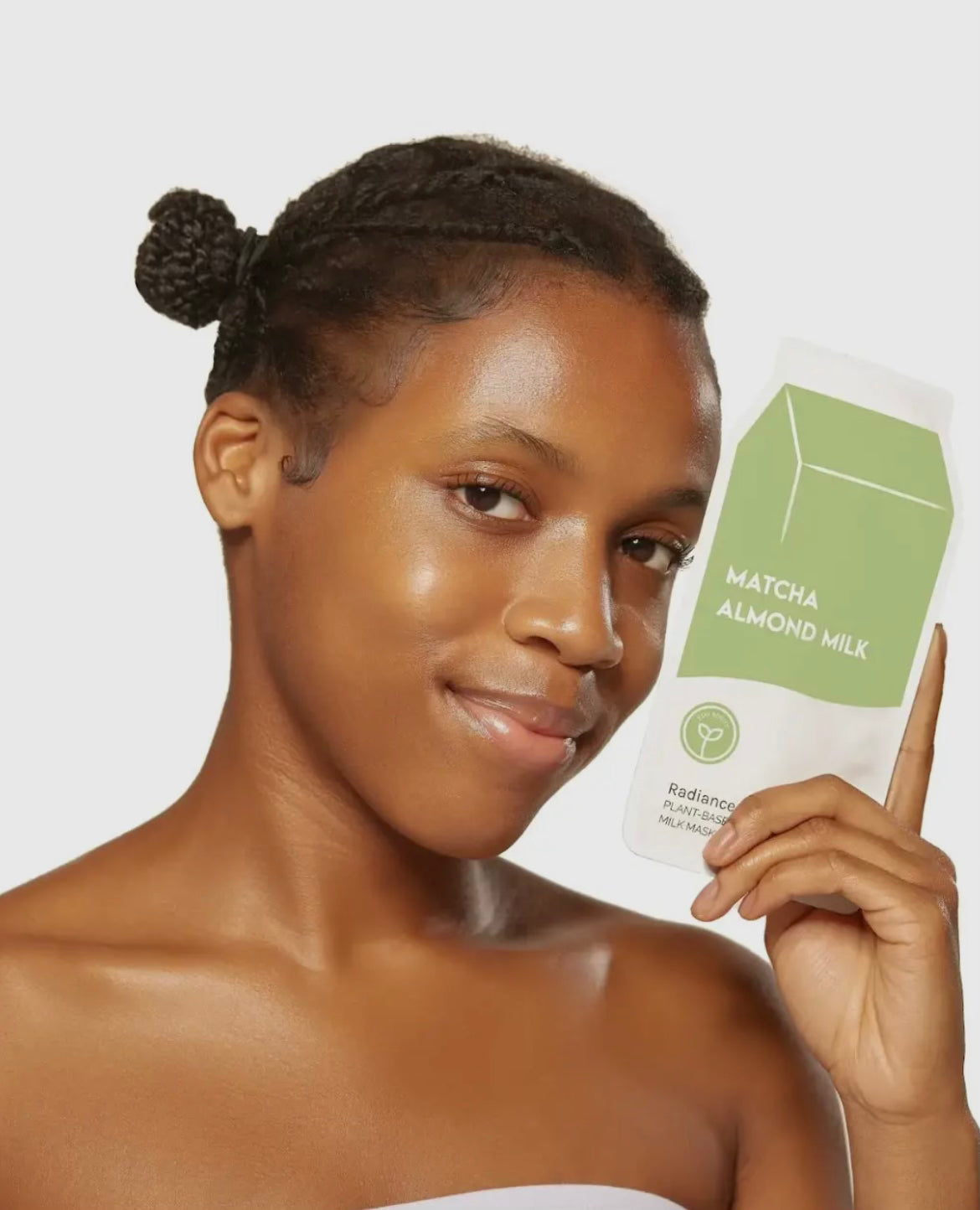 Matcha Almond Milk Radiance Plant Based Milk Sheet Mask