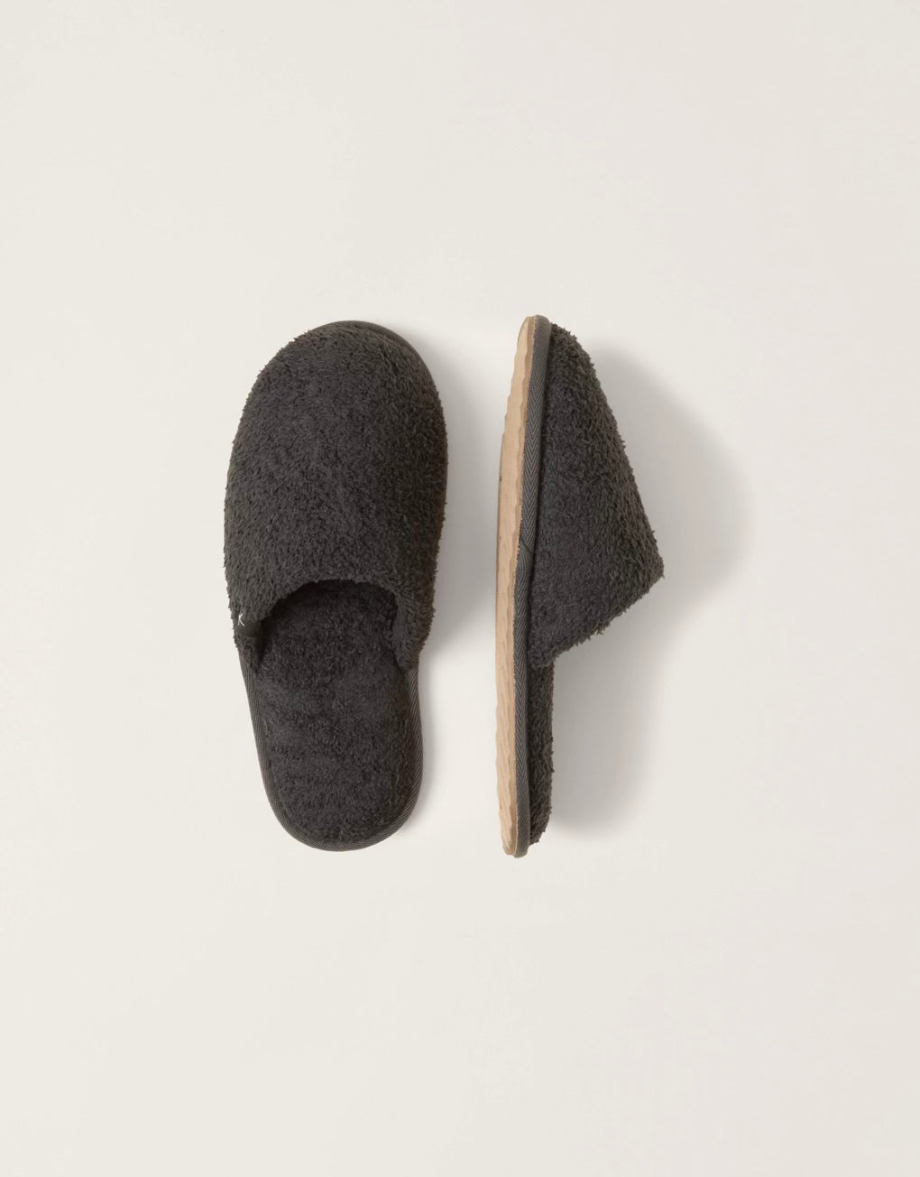 Barefoot Dreams CozyChic Carbon Unisex Slippers