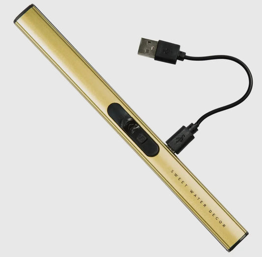 Gold Rechargeable Electric Lighter