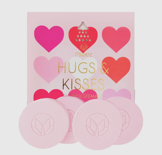 Musee Hugs & Kisses Shower Steamers Set of 4