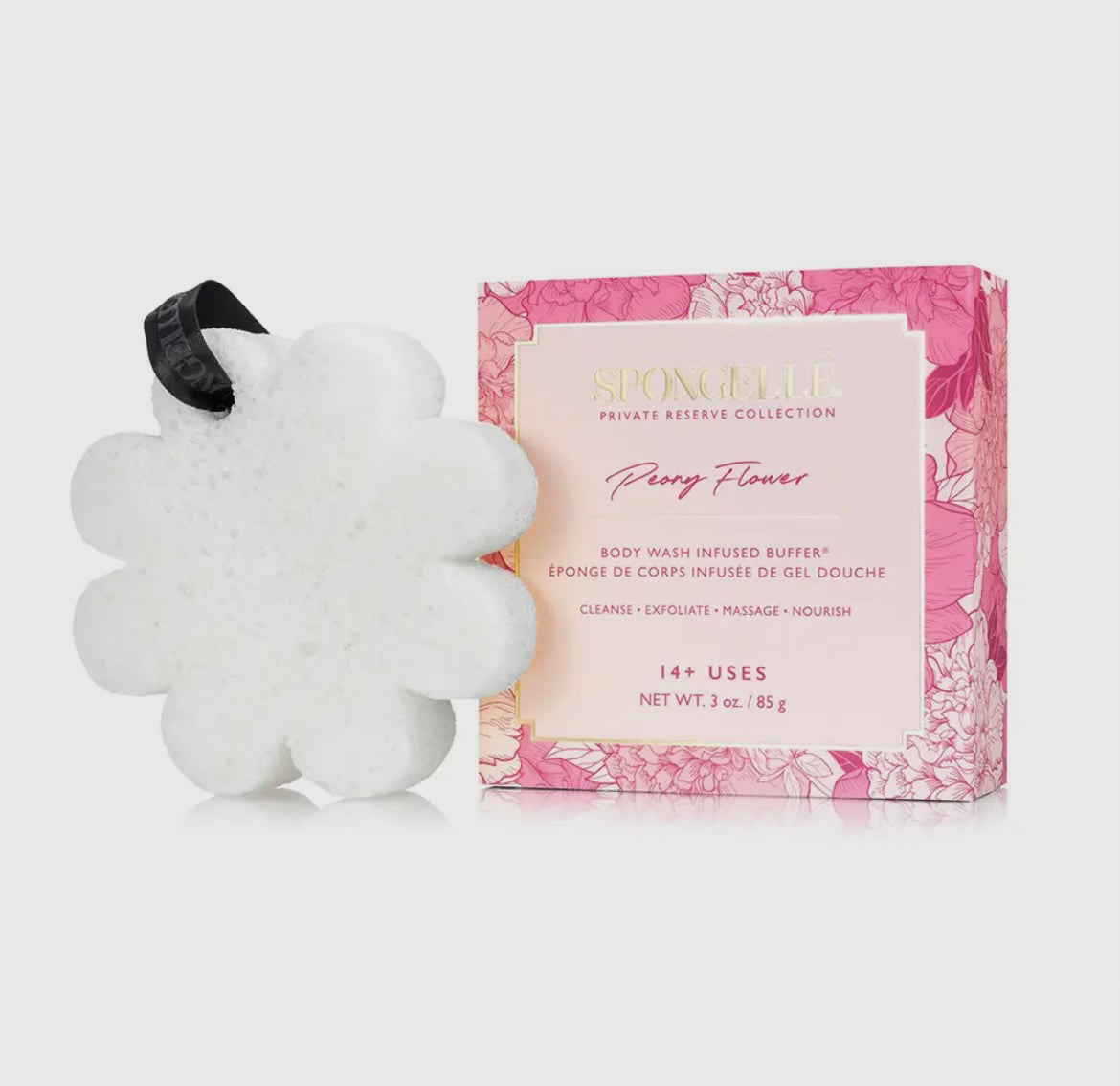 Spongelle Peony Flower Body Buffer