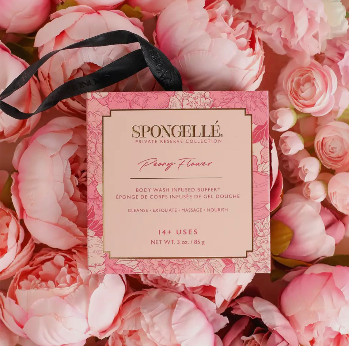 Spongelle Peony Flower Body Buffer