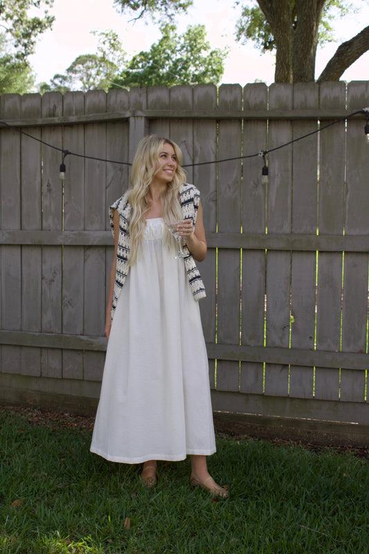 Soy Summer Cotton Midi Dress