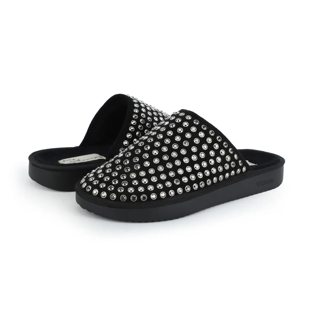 Vintage Havana Mellow Black Diamond Detail Slippers
