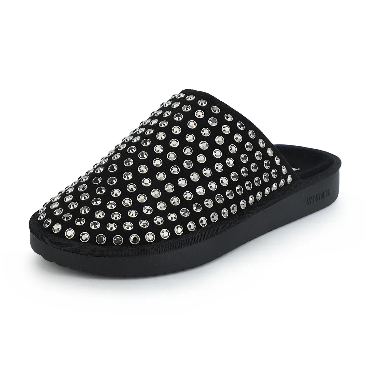 Vintage Havana Mellow Black Diamond Detail Slippers