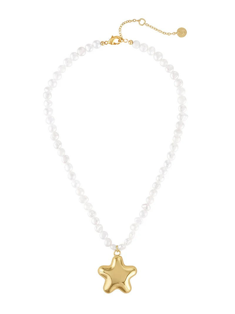 PAULETTE PUFFY STAR NECKLACE