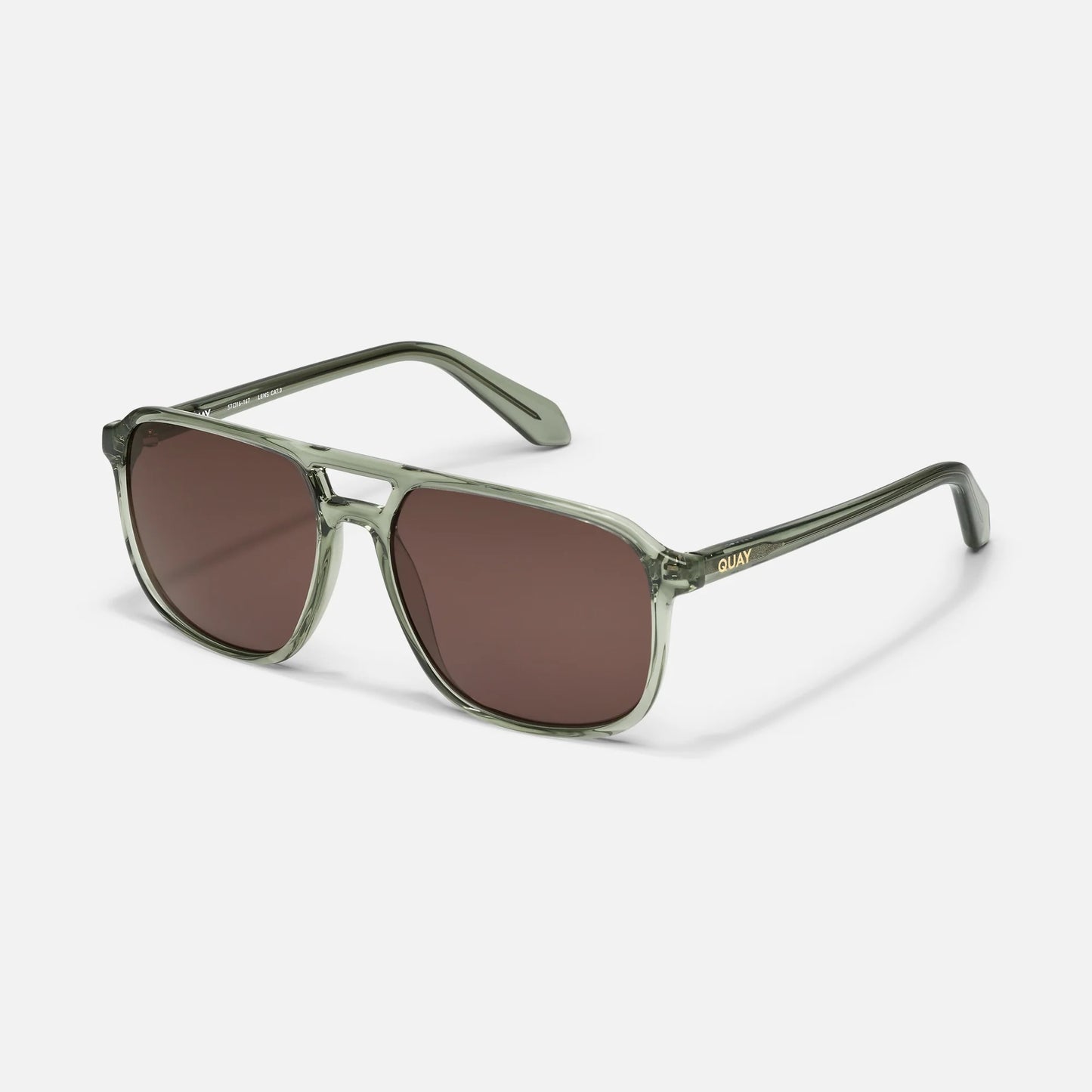 QUAY ON THE FLY MOSS SUNGLASSES