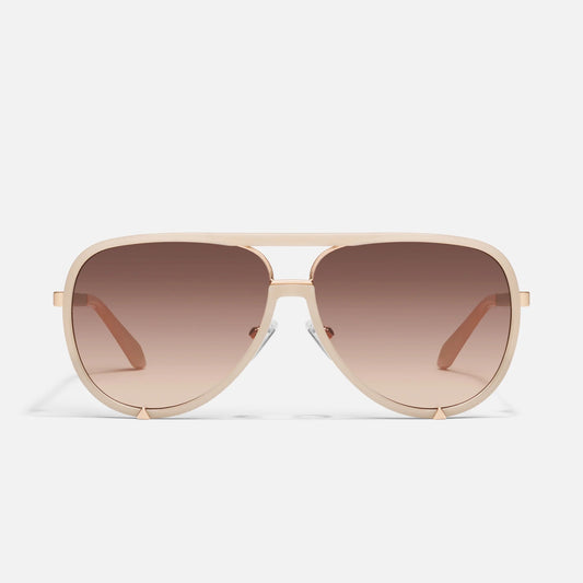 QUAY HIGH PROFILE BONE SUNGLASSES