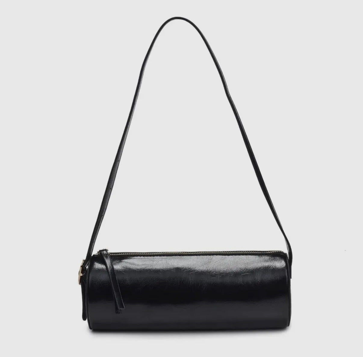 BLACK MILA BARREL BAG