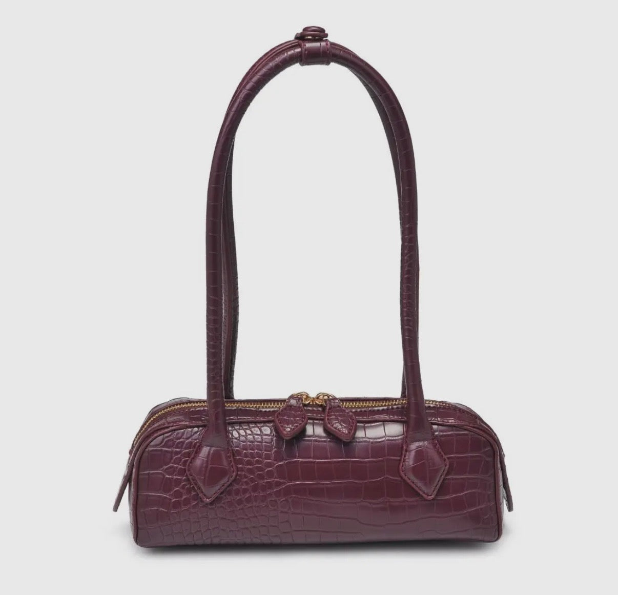 BURGUNDY LOLA SHOULDER BAG