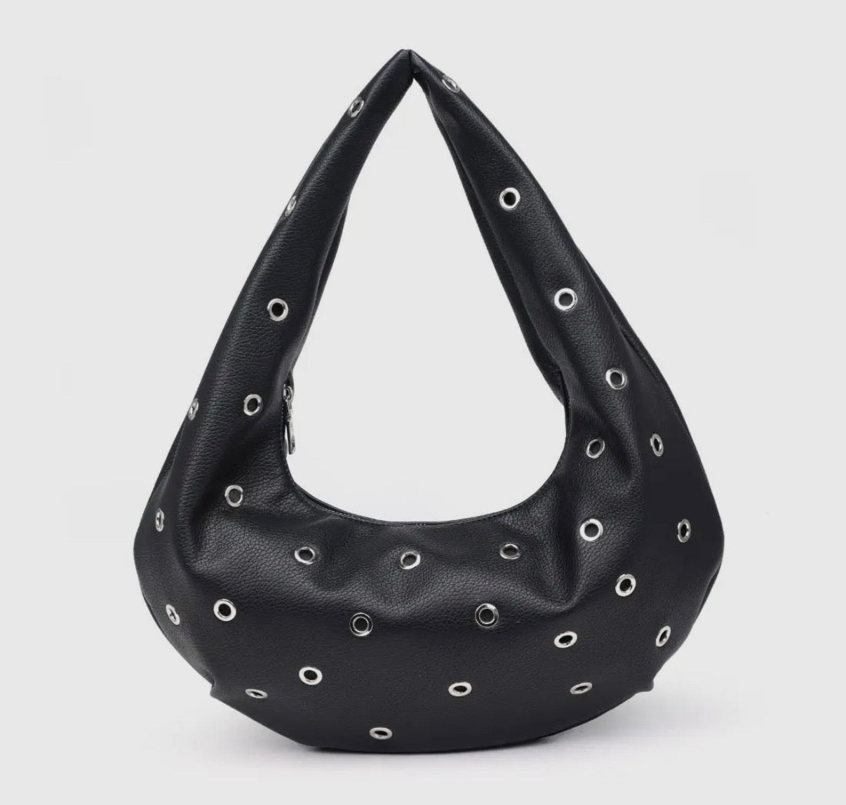 BLACK RIOT HOBO BAG