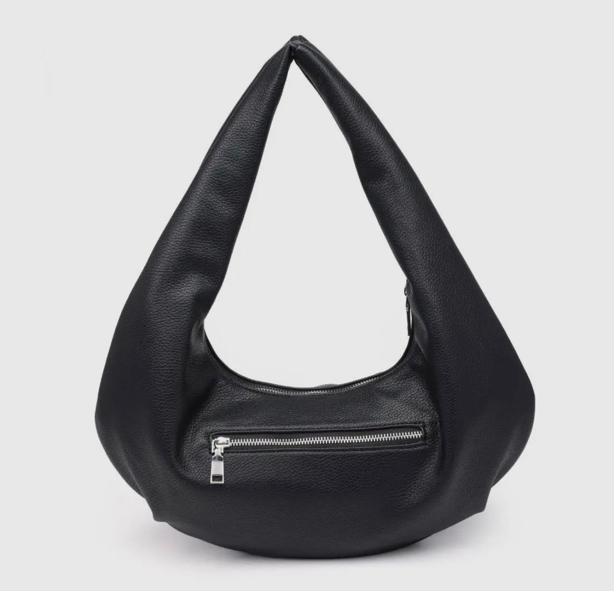 BLACK RIOT HOBO BAG
