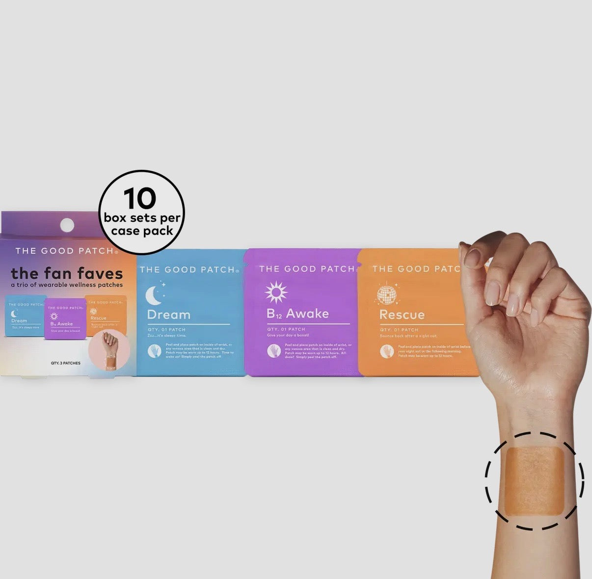 The Good Patch Fan Favs Wellness Set