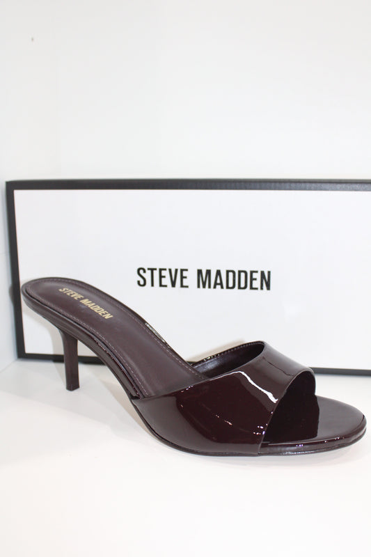 Steve Madden Kendrixs Brown Leather Kitten Heel