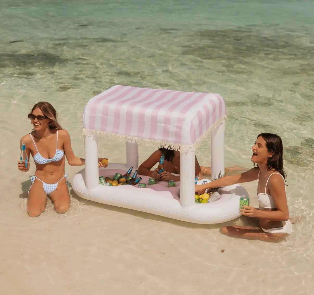 FUNBOY Pink Floating Cabana Bar