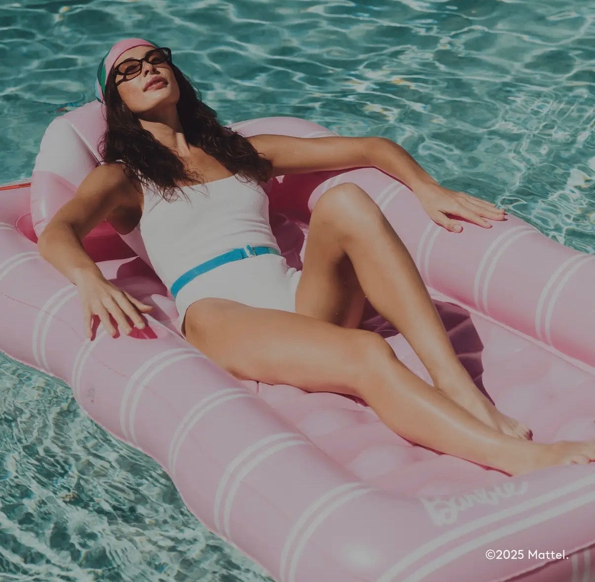 FUNBOY Pink Tanning Pool Lounger