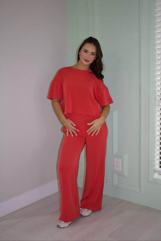 Brick Scuba Tee & Pants Set