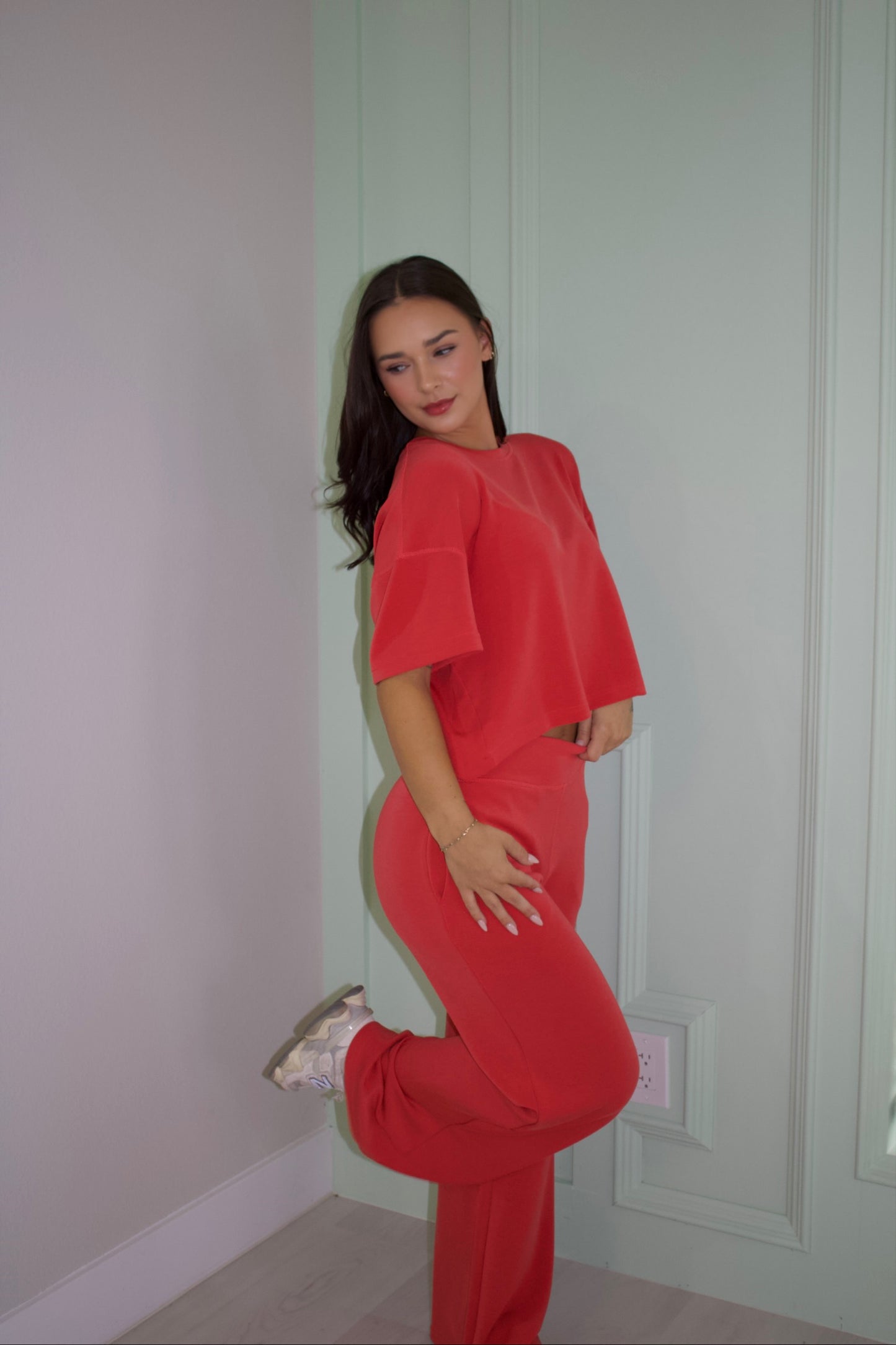 Brick Scuba Tee & Pants Set
