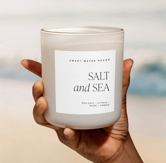 SALT AND SEA 15OZ SOY CANDLE